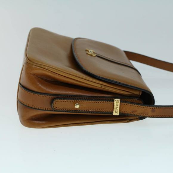 BALLY Shoulder Bag Leather Brown Auth ac2272 - Picture 4 of 16